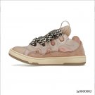 Lanvin Leather Curb Pink Shoes Sneakers – la0000005