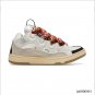 Lanvin Leather Curb White Ivory Shoes Sneakers