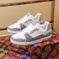 Luxury Trainer Skate Sneakers Shoes #54 Signature Gray White