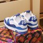 Luxury Trainer Sneakers Shoes #54 Signature Blue and White