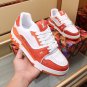 Luxury Trainer Sneakers Shoes #54 Signature Orange