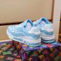 Luxury Virgil Trainer Sneakers Shoes #54 Signature White Blue Monogram