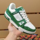 Luxury Virgil Trainer Sneakers Shoes Signature Green Monogram