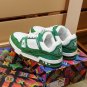 Luxury Virgil Trainer Sneakers Shoes Signature Green Monogram