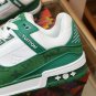 Luxury Virgil Trainer Sneakers Shoes Signature Green Monogram