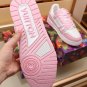 Luxury Virgil Trainer Sneakers Shoes Signature Pink Chalk Monogram
