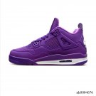 Nigel Sylvester x Air Jordan 4 Purple Shoes Sneakers