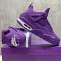 Nigel Sylvester x Air Jordan 4 Purple Shoes Sneakers