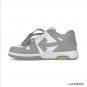 OFF-WHITE Out Of Office OOO Low TopsGrey White Shoes Sneakers