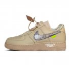 OW x AF 1 Low Sesame Shoes Sneakers