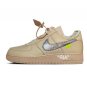 OW x AF 1 Low Sesame Shoes Sneakers