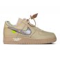 OW x AF 1 Low Sesame Shoes Sneakers