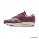 Patta x Air Max 1 Rush Maroon Shoes Sneakers