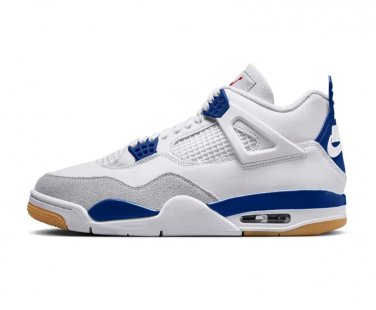 SB x AJ 4 Sapphire Blue Shoes Sneakers