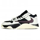 Travis Scott x Jumpman Jack Black White Burgundy Shoes Sneakers