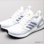 UltraBoost 20 White Light Blue-Orange Shoes Sneakers