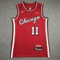 22 Bulls 11 City Edition Red Jersey