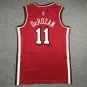 22 Bulls 11 City Edition Red Jersey