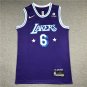 22 Lakers 6 City Edition Purple  Jersey