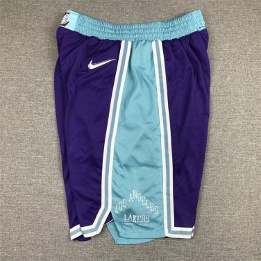 22 Lakers City Edition Purple Pants  Jersey