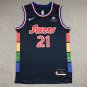 22 models of 76ers 21 city edition deep blue  Jersey