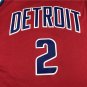 22 Pistons 2 City Edition Red  Jersey