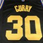 22 Warriors 30 City Edition Black  Jersey