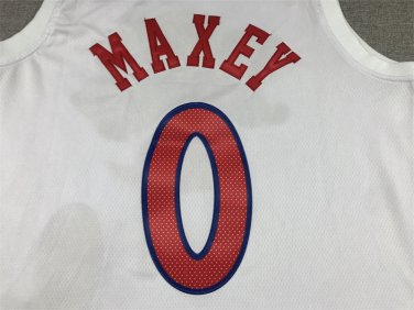 23 76ers 0 City Edition White  Jersey