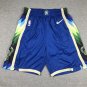 23 Bucks City Edition Blue Shorts  Jersey