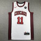 23 Bulls 11 City Edition White  Jersey