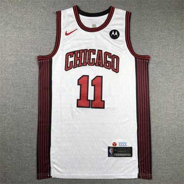23 Bulls 11 City Edition White  Jersey