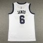 23 Lakers 6 City Edition White  Jersey
