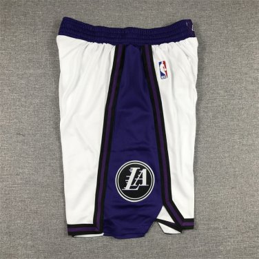 23 Lakers City Edition White Pants  Jersey
