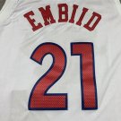 23 models of 76ers 21 city edition white  Jersey