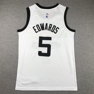 23 Timberwolves 5 City Edition White  Jersey