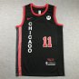 24 Bulls 11 City Edition Black  Jersey