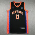 24 Knicks 11 City Edition Black  Jersey