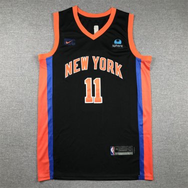 24 Knicks 11 City Edition Black  Jersey