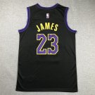 24 Lakers 23 City Edition Black  Jersey