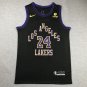 24 Lakers 24 City Edition Black  Jersey