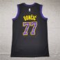 24 Lakers 77 City Edition Black  Jersey