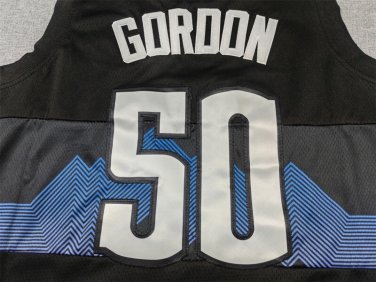 24 Nuggets 50 City Edition Black  Jersey