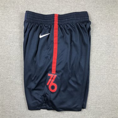 24 styles of 76ers city edition deep blue shorts  Jersey
