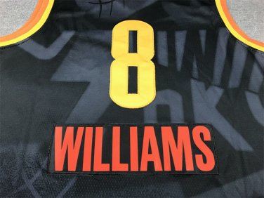 24 Thunder 8 City Edition Black  Jersey