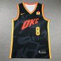 24 Thunder 8 City Edition Black  Jersey
