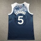 24 Timberwolves 5 City Edition Blue  Jersey