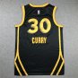 24 Warriors 30 City Edition Black  Jersey