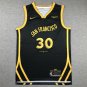 24 Warriors 30 City Edition Black  Jersey