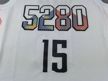 25 Gold Nuggets 15 City Edition White  Jersey