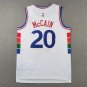 25 models of 76ers 20 city edition white  Jersey